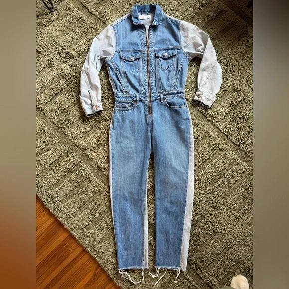 IRO Paris Denim Jumpsuit